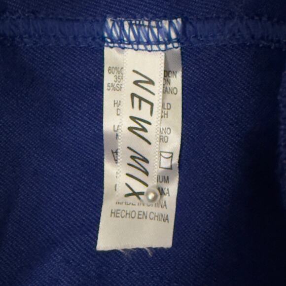 New Mix Women’s Jeggings Pants Blue Stretch Skinny Leggings Size S/M - Picture 2 of 11